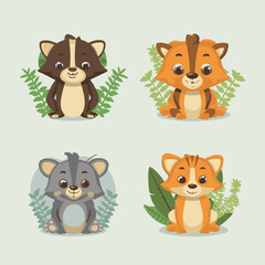 Collection_of_cute_wild_animals_illustrations_i 