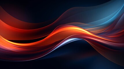 Abstract digital waves, dynamic and modern background