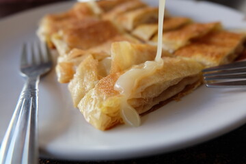 Roti with Condensed Milk