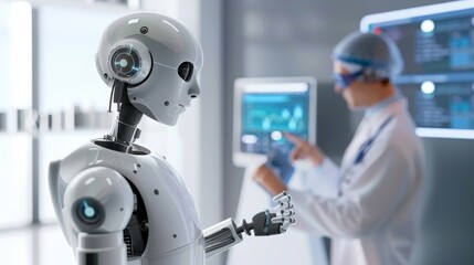 Humanoid Robot Assisting in Medical Healthcare