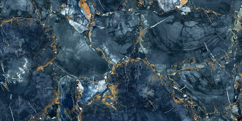 Luxury royal blue marble stone texture with a lot of golden details used for so many purposes such...