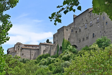 Obraz premium Viterbo - panorama dalla città antica e del palazzo dei Papi - Tuscia Lazio