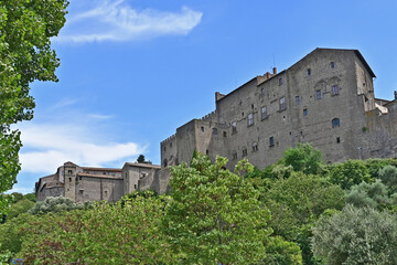 Viterbo - panorama dalla città antica e del palazzo dei Papi - Tuscia Lazio