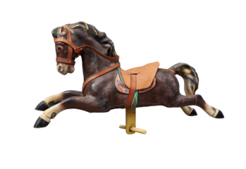 Old wooden and vintage Carousel Horse