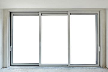 Glass door and his ventilation system