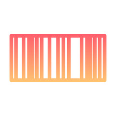 Barcode Gradient Linear Style