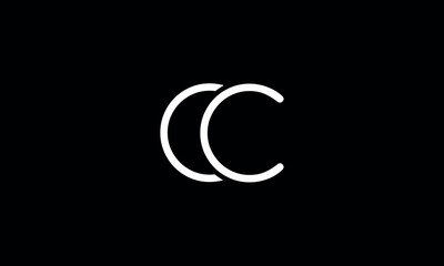 C, CC, Abstract Letters Logo Monogram