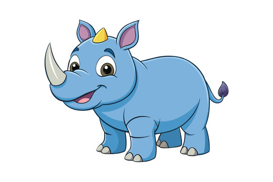 Illustration of a rhinoceros