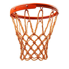 basketball hoop isolated on transparent background ,generative ai