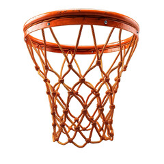 basketball hoop isolated on transparent background ,generative ai