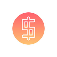 Money Flat Gradient Style
