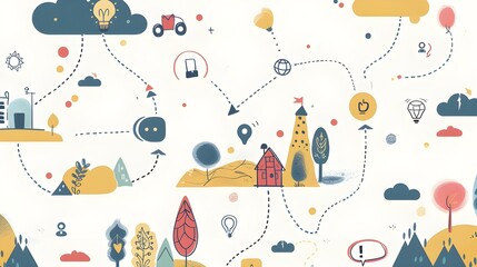 Customer Journey Map; interaction into a unique customer experience.