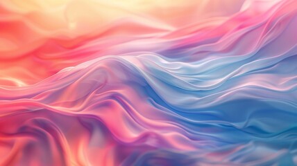 Obraz premium Harmonious background with soft smooth movements.