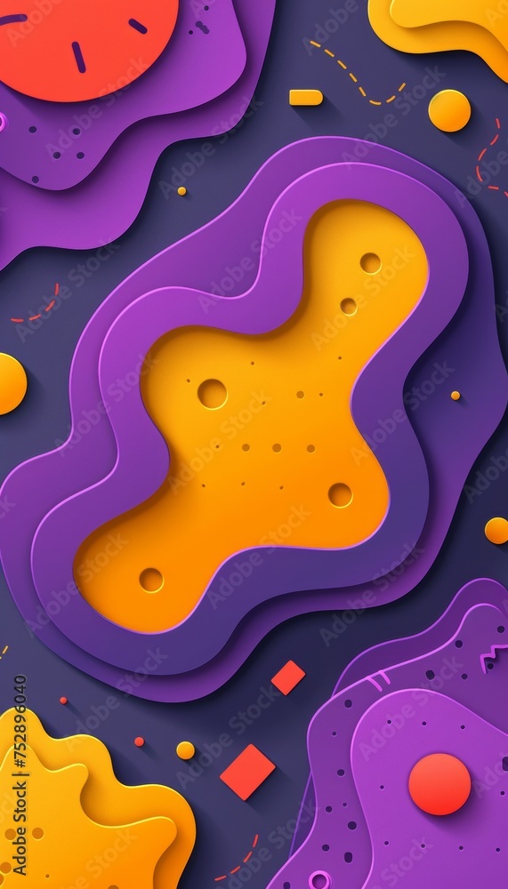 Poster abstract futuristic technology background with a modern design twist and digital elements