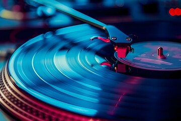 Vinyl and DJs Shaping the Future of Music, To emphasize the enduring appeal and significance of vinyl in the music industry, especially with the - obrazy, fototapety, plakaty