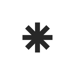 Y2K Abstract Elements Asterisk