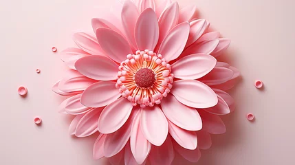  pink blooming gerbera flower, generative ai © ShAhZaIb