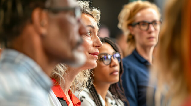 Diverse group listening in meeting