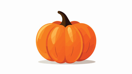 Pumpkin icon in simple style on a white background