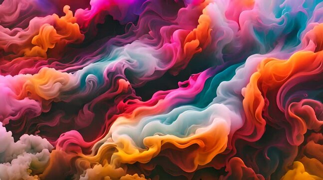 ink in water abstract background motion color wallpaper colorful cloud of ink
