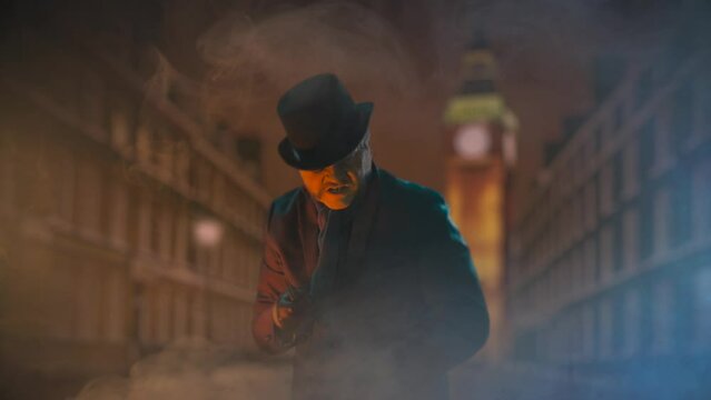 A maniac from 19th century England and London, Jack the Ripper