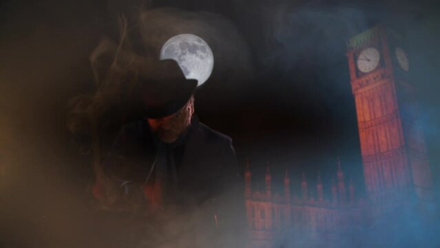 A maniac from 19th century England and London, Jack the Ripper