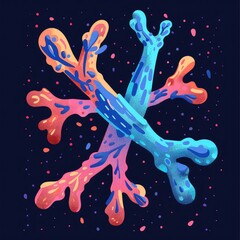 Obraz na płótnie Canvas Antibody Vector Illustration - High Resolution