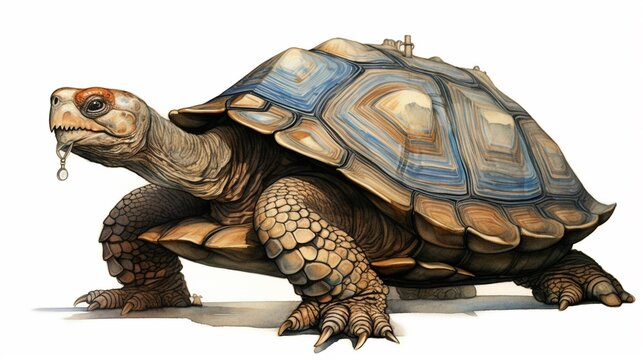 Turtle as an architect drawing plans
