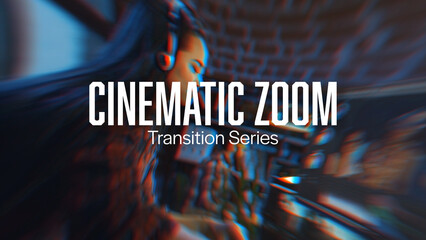 Cinematic Zoom Transition Series | Drag and Drop Style - obrazy, fototapety, plakaty