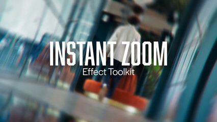 Instant Zoom Effect Toolkit | Drag and Drop Style - obrazy, fototapety, plakaty