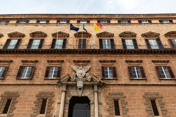 Palazzo dei Normanni or Royal Palace in Palermo, Sicily, Italy