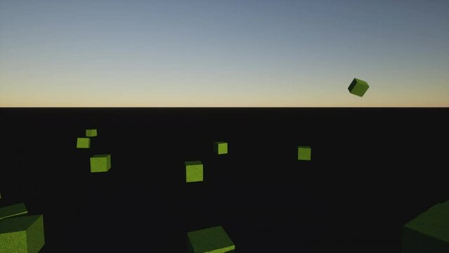 Minecraft intro grass alpha channel v1 (alpha channel only in 4k)