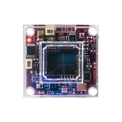 Fototapeta premium Close Up of a Small Electronic Board