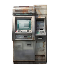 rustic atm machine