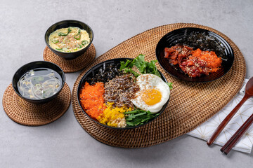boneless, crab marinated, bibimbap, set menu, Korean food, cockles, soy sauce, marinated, shrimp...