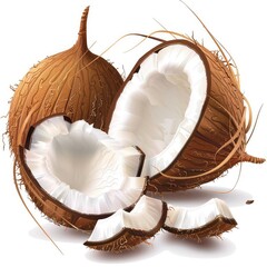 Coconut Vector Illustration
