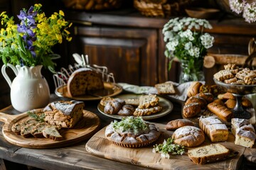 Cozy Gluten-Free Baked Goods Spread