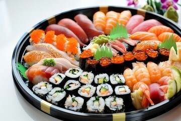 Artful Japanese Sushi Platter
