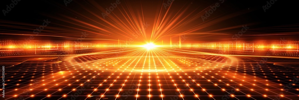 Poster abstract 3d digital background for network abilities, technology processes, and science concepts.