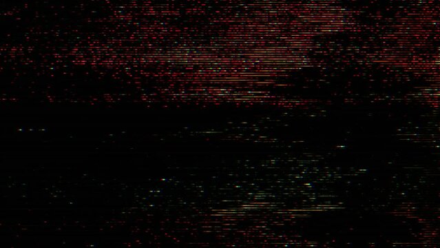 Glitch noise static television VFX. Visual video effects stripes background, CRT tv screen no signal glitch effect