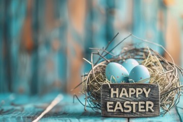 Colorful Easter Egg Basket easter celebration. Happy easter Easter festiveness bunny. 3d Valentines Day Card hare rabbit illustration. Cute hibiscus festive card Easter chicks copy space wallpaper