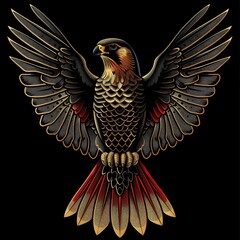 Falcon Vector Illustration