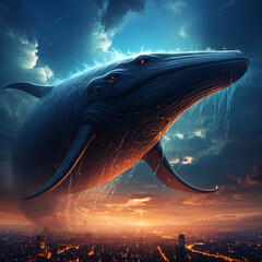 The sky whale that made a contract with the devil.
