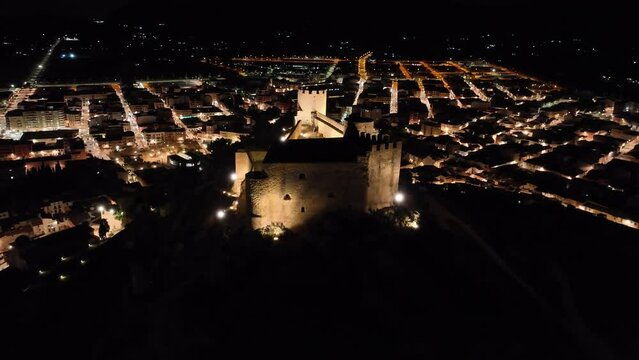 Vuelo nocturno Castillo de Castalla en Alicante