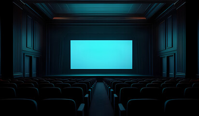 Fototapeta premium empty cinema auditorium
