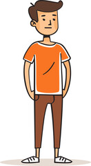 The Traveling Man Global Explorer in Vector Illustration