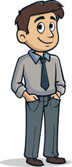 Obraz premium Man in Moonlight Nocturnal Solitude in Vector Art