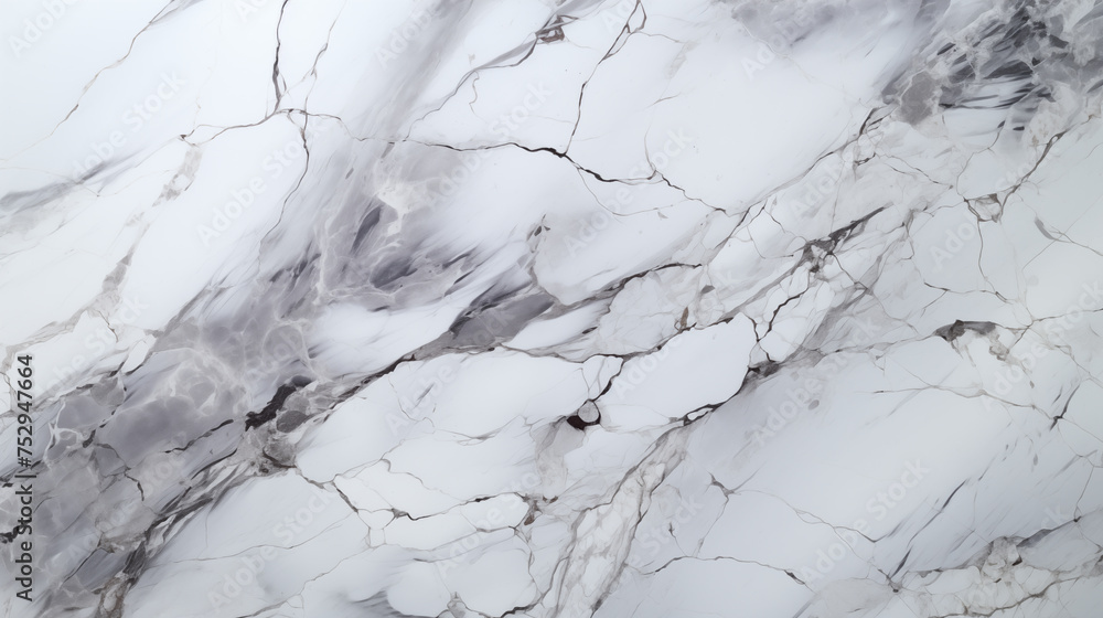 Wall mural White marble texture in natural pattern with high resolution for background