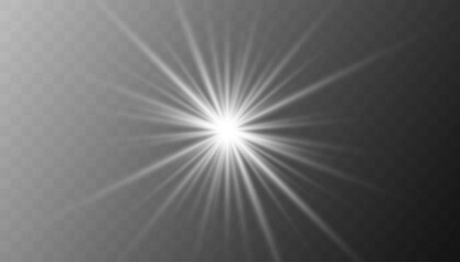 Glow light effect. Star burst with sparkles.Sun. - obrazy, fototapety, plakaty