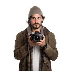 Obraz premium photographer with camera